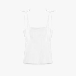 Zara Fitted Tie Top